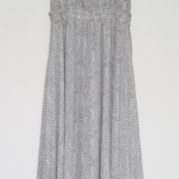 $525 LoveShackFancy - Black/White 100% Silk Racer Dress - Women's Size 2 NEW NWT - Picture 3 of 11